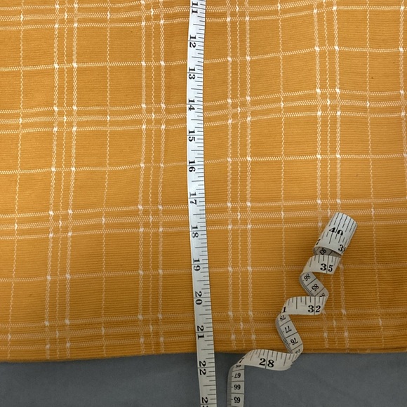 Yellow Check Ruffle Collar Blouse - Picture 7 of 7